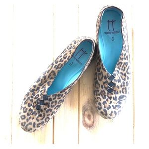 Thierry Rabotin Flats 37N Leopard/Cheetah Print